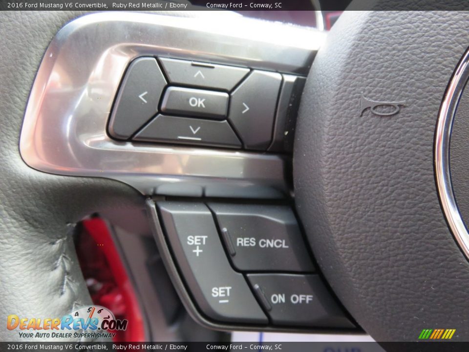 Controls of 2016 Ford Mustang V6 Convertible Photo #25