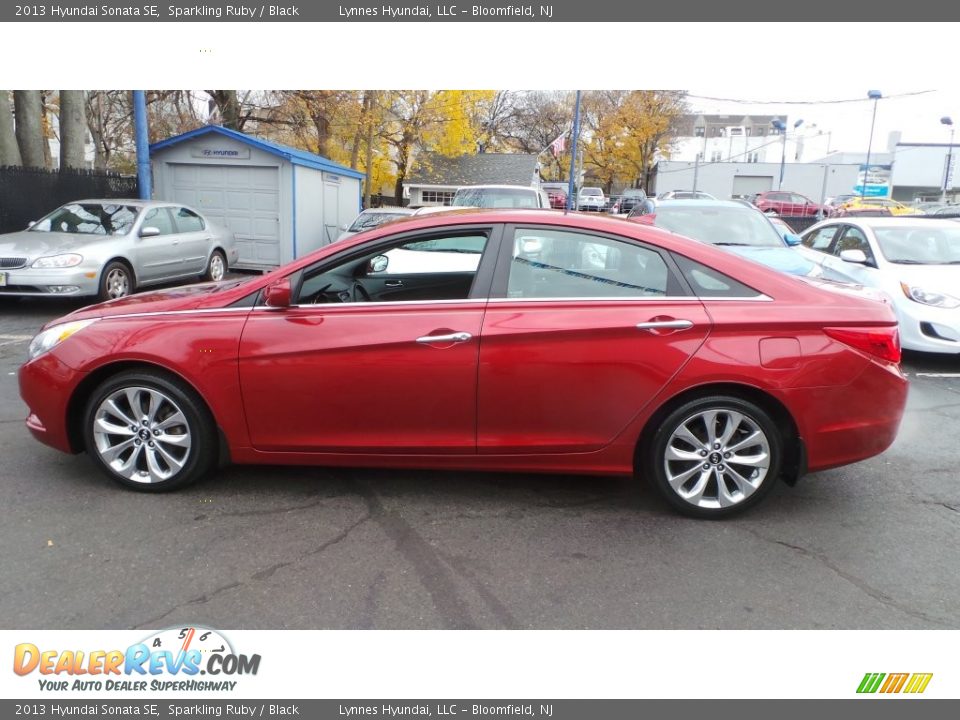 2013 Hyundai Sonata SE Sparkling Ruby / Black Photo #7