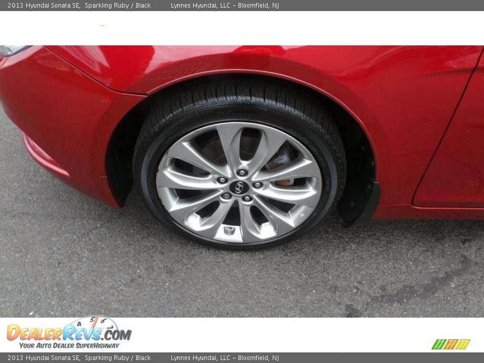 2013 Hyundai Sonata SE Sparkling Ruby / Black Photo #8