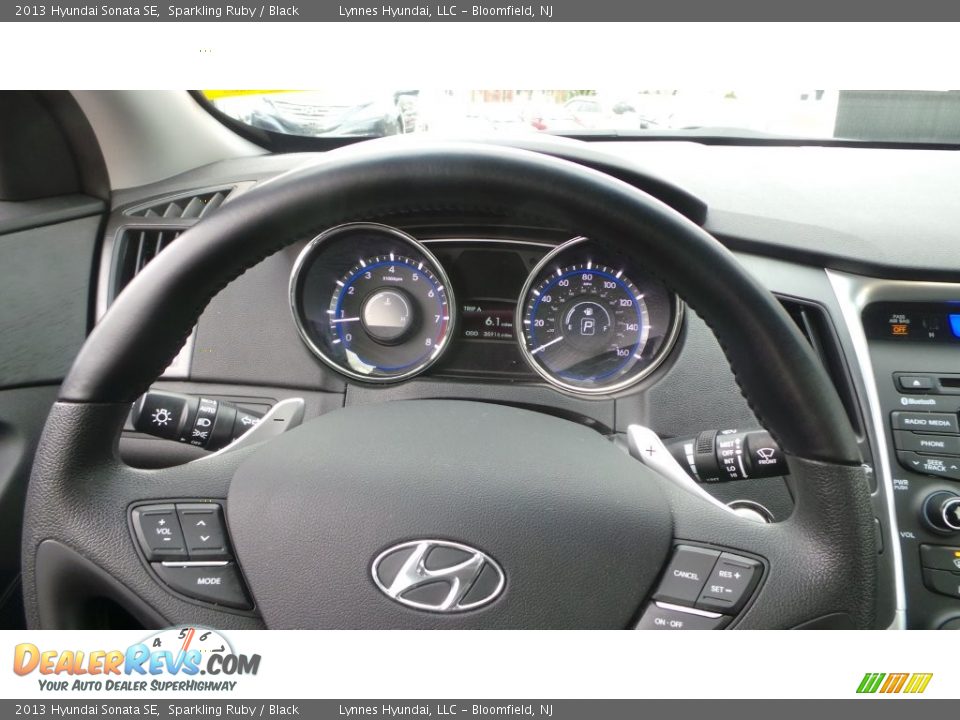 2013 Hyundai Sonata SE Sparkling Ruby / Black Photo #16