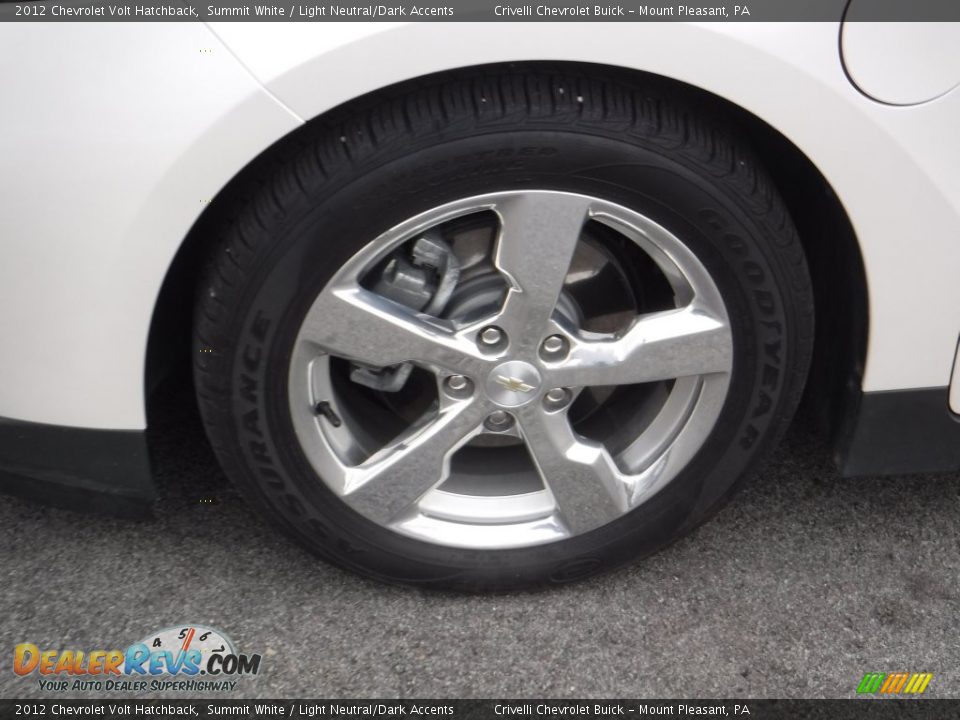 2012 Chevrolet Volt Hatchback Summit White / Light Neutral/Dark Accents Photo #3