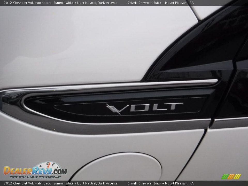 2012 Chevrolet Volt Hatchback Summit White / Light Neutral/Dark Accents Photo #4