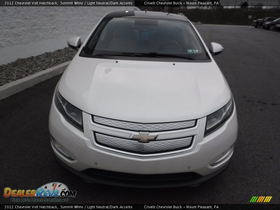 2012 Chevrolet Volt Hatchback Summit White / Light Neutral/Dark Accents Photo #6