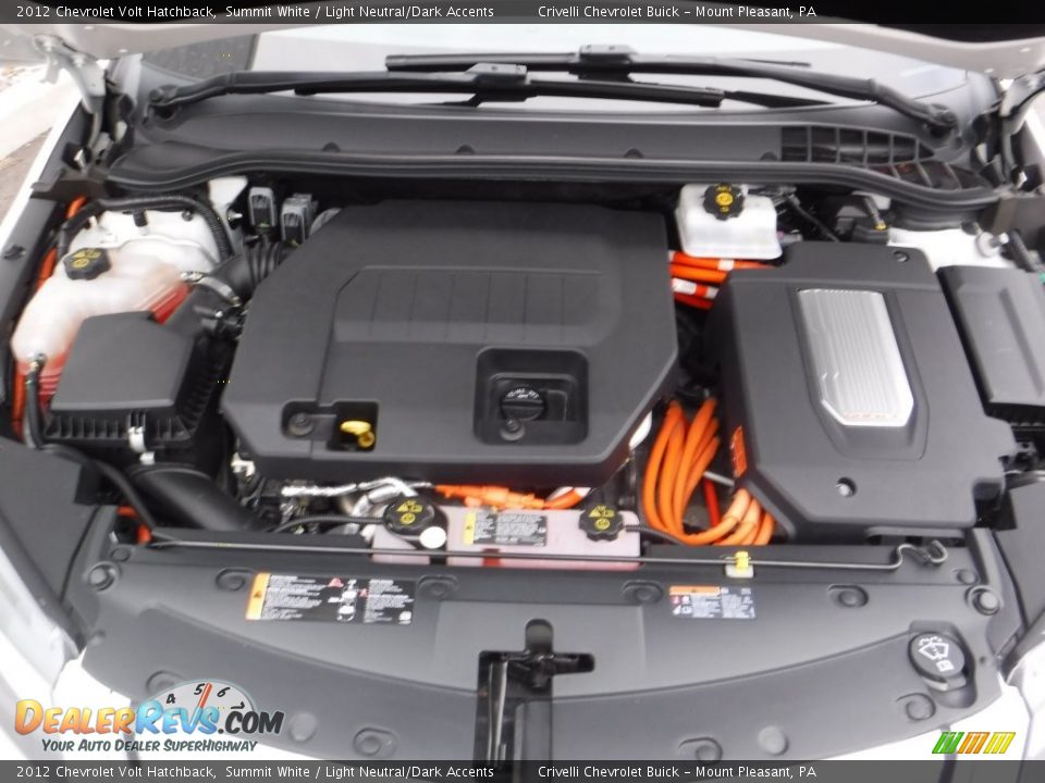 2012 Chevrolet Volt Hatchback Summit White / Light Neutral/Dark Accents Photo #12