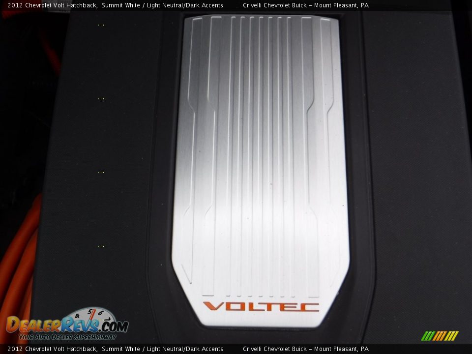 2012 Chevrolet Volt Hatchback Summit White / Light Neutral/Dark Accents Photo #13