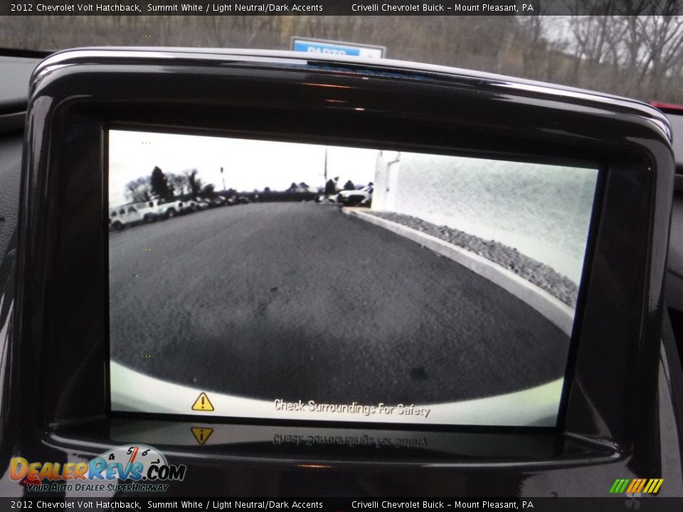 2012 Chevrolet Volt Hatchback Summit White / Light Neutral/Dark Accents Photo #22
