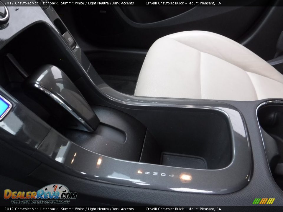 2012 Chevrolet Volt Hatchback Summit White / Light Neutral/Dark Accents Photo #24