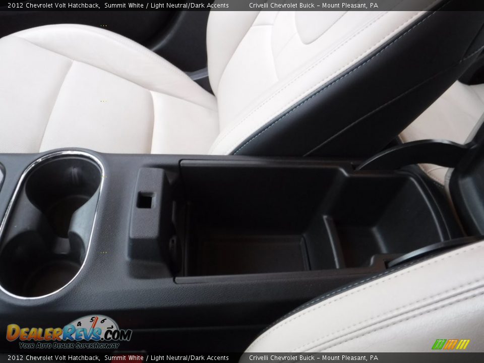 2012 Chevrolet Volt Hatchback Summit White / Light Neutral/Dark Accents Photo #25