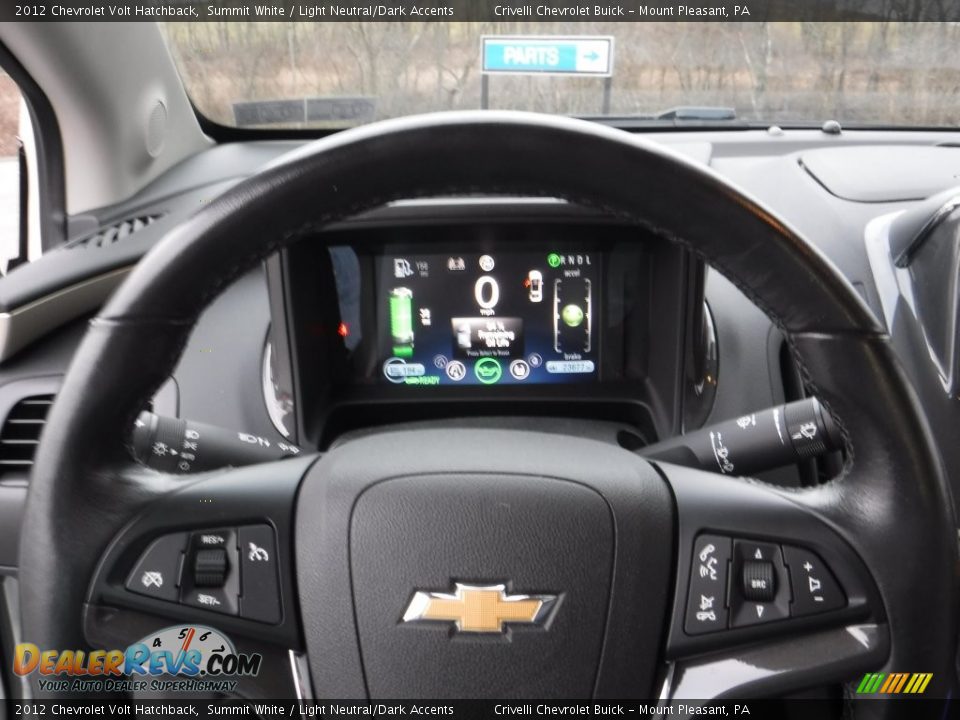 2012 Chevrolet Volt Hatchback Summit White / Light Neutral/Dark Accents Photo #26