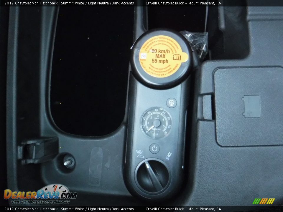 2012 Chevrolet Volt Hatchback Summit White / Light Neutral/Dark Accents Photo #28