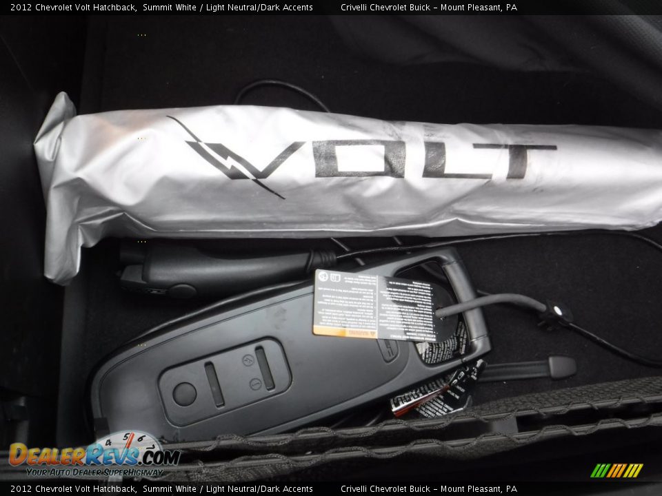 2012 Chevrolet Volt Hatchback Summit White / Light Neutral/Dark Accents Photo #30