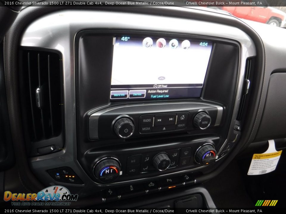Controls of 2016 Chevrolet Silverado 1500 LT Z71 Double Cab 4x4 Photo #17