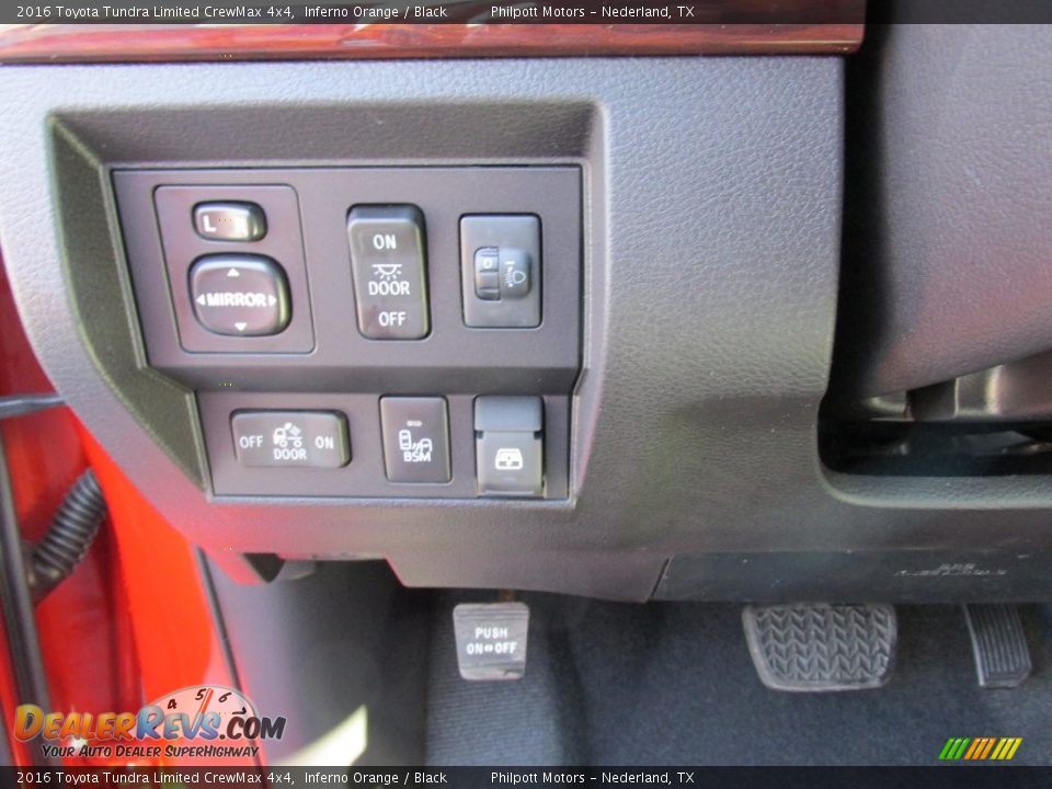 2016 Toyota Tundra Limited CrewMax 4x4 Inferno Orange / Black Photo #34
