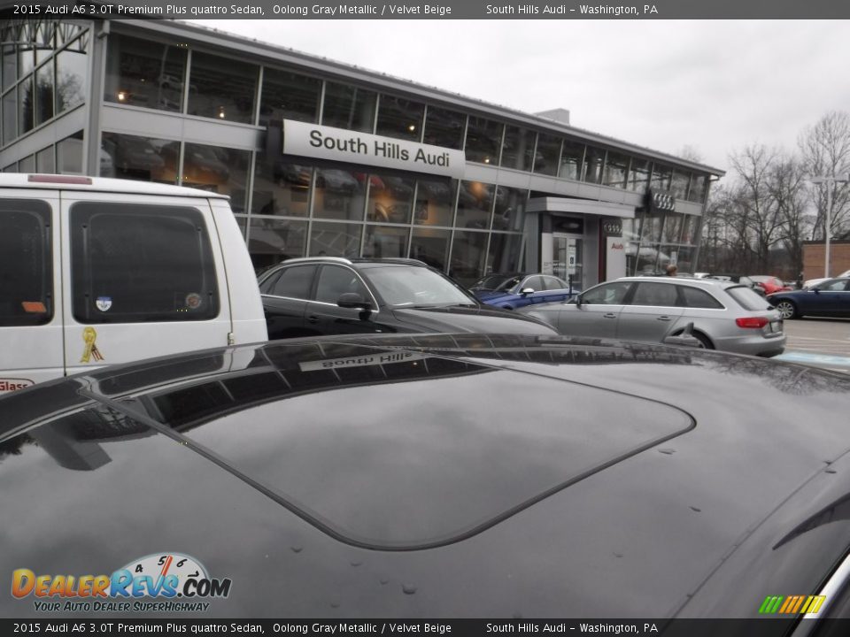 2015 Audi A6 3.0T Premium Plus quattro Sedan Oolong Gray Metallic / Velvet Beige Photo #3