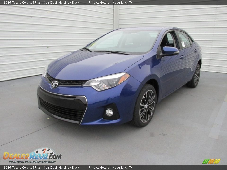 2016 Toyota Corolla S Plus Blue Crush Metallic / Black Photo #7