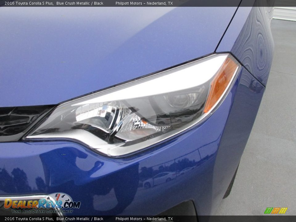 2016 Toyota Corolla S Plus Blue Crush Metallic / Black Photo #9