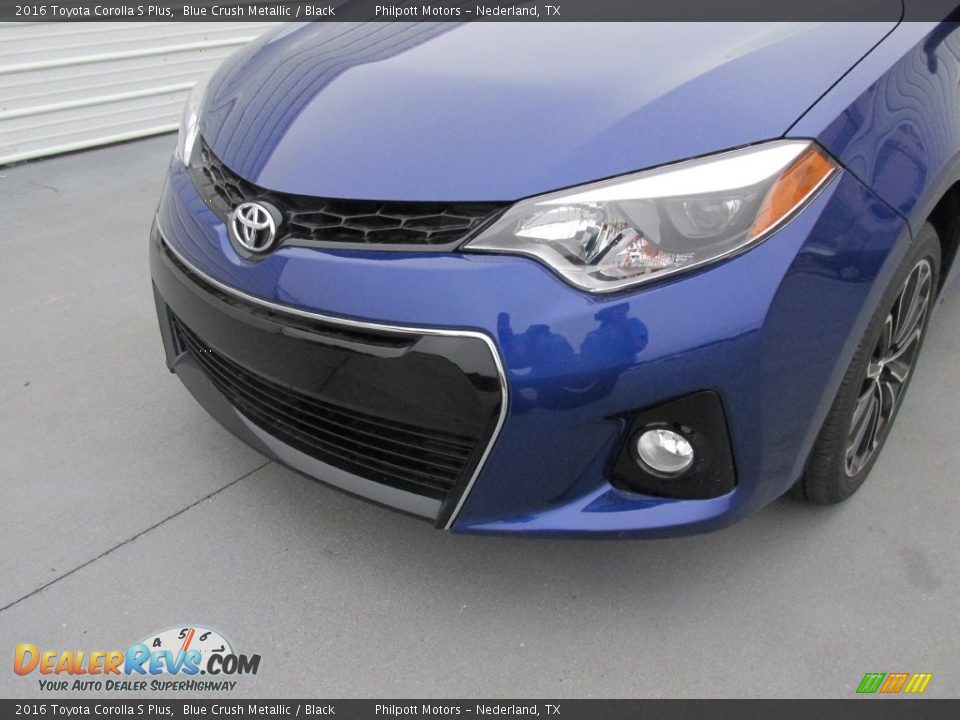 2016 Toyota Corolla S Plus Blue Crush Metallic / Black Photo #10