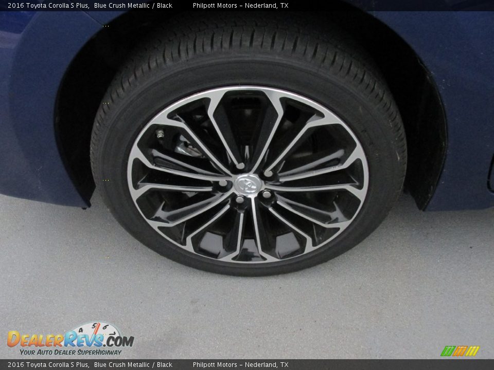 2016 Toyota Corolla S Plus Blue Crush Metallic / Black Photo #11