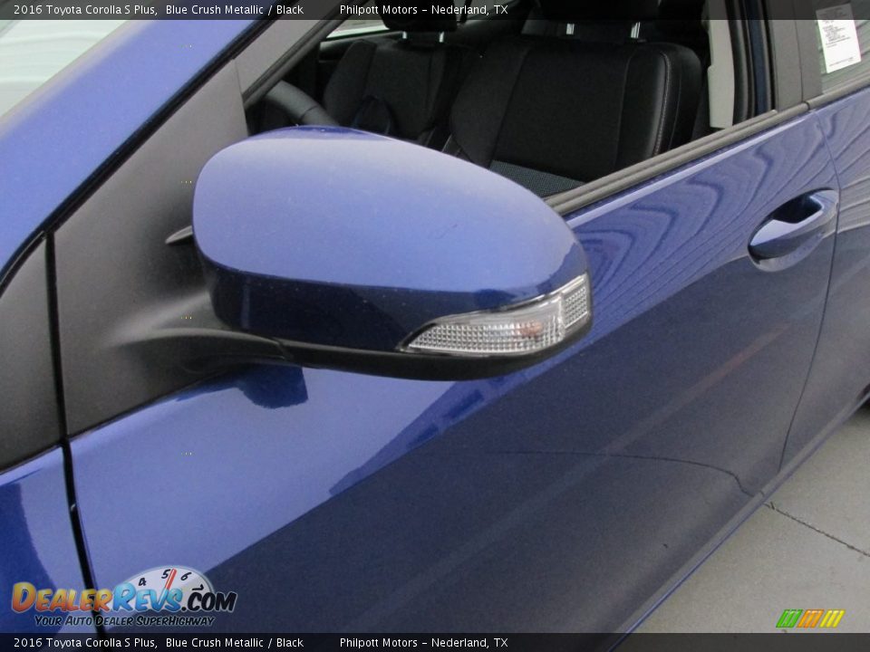 2016 Toyota Corolla S Plus Blue Crush Metallic / Black Photo #12