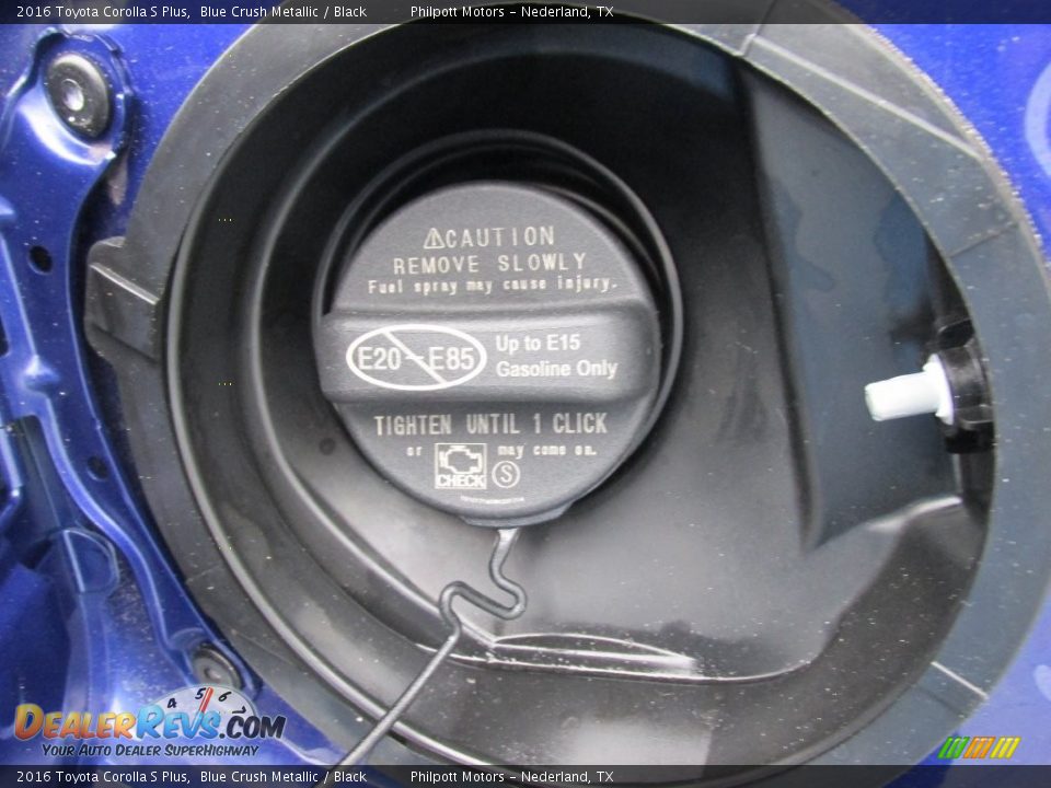 2016 Toyota Corolla S Plus Blue Crush Metallic / Black Photo #13
