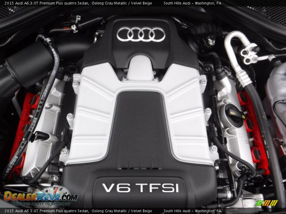 2015 Audi A6 3.0T Premium Plus quattro Sedan Oolong Gray Metallic / Velvet Beige Photo #19