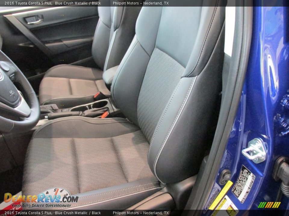 2016 Toyota Corolla S Plus Blue Crush Metallic / Black Photo #18