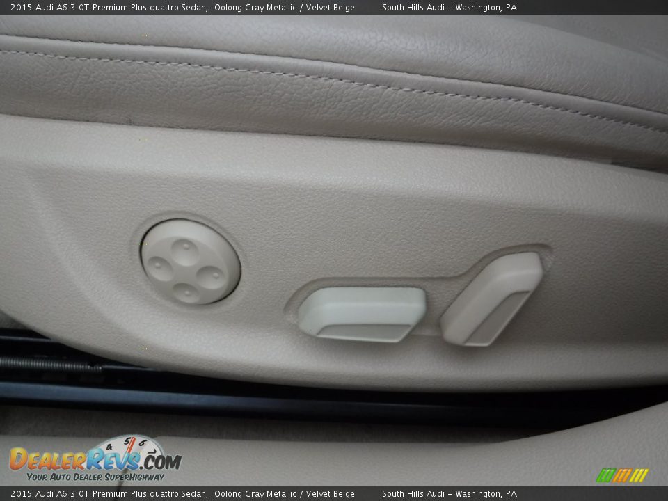 2015 Audi A6 3.0T Premium Plus quattro Sedan Oolong Gray Metallic / Velvet Beige Photo #24