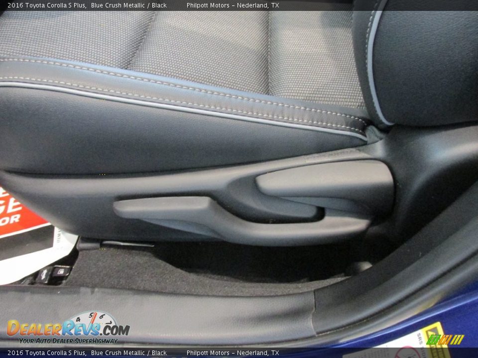 2016 Toyota Corolla S Plus Blue Crush Metallic / Black Photo #19