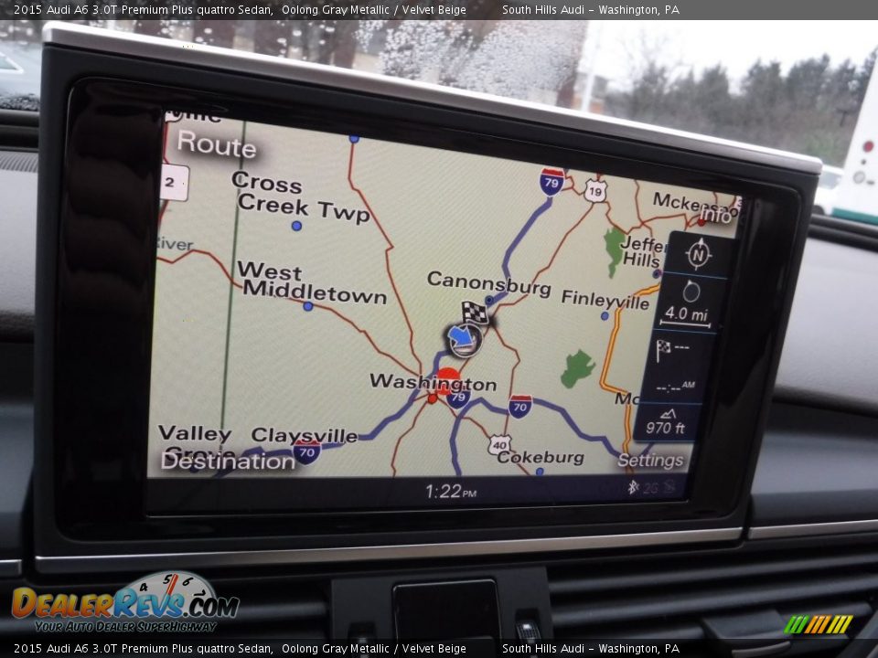 2015 Audi A6 3.0T Premium Plus quattro Sedan Oolong Gray Metallic / Velvet Beige Photo #25