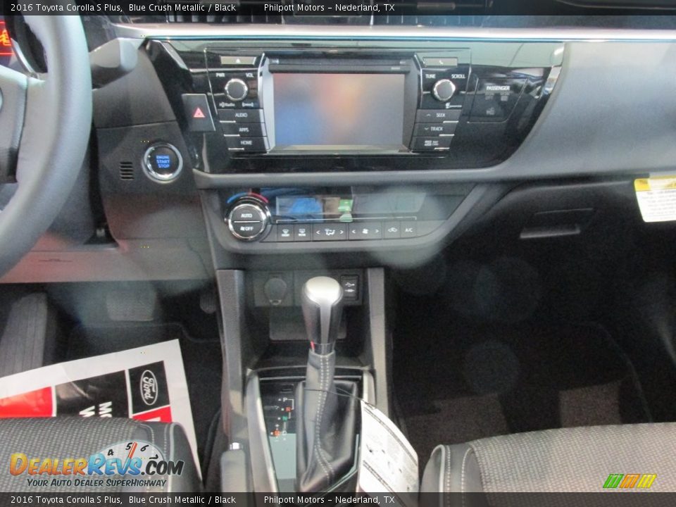 2016 Toyota Corolla S Plus Blue Crush Metallic / Black Photo #22