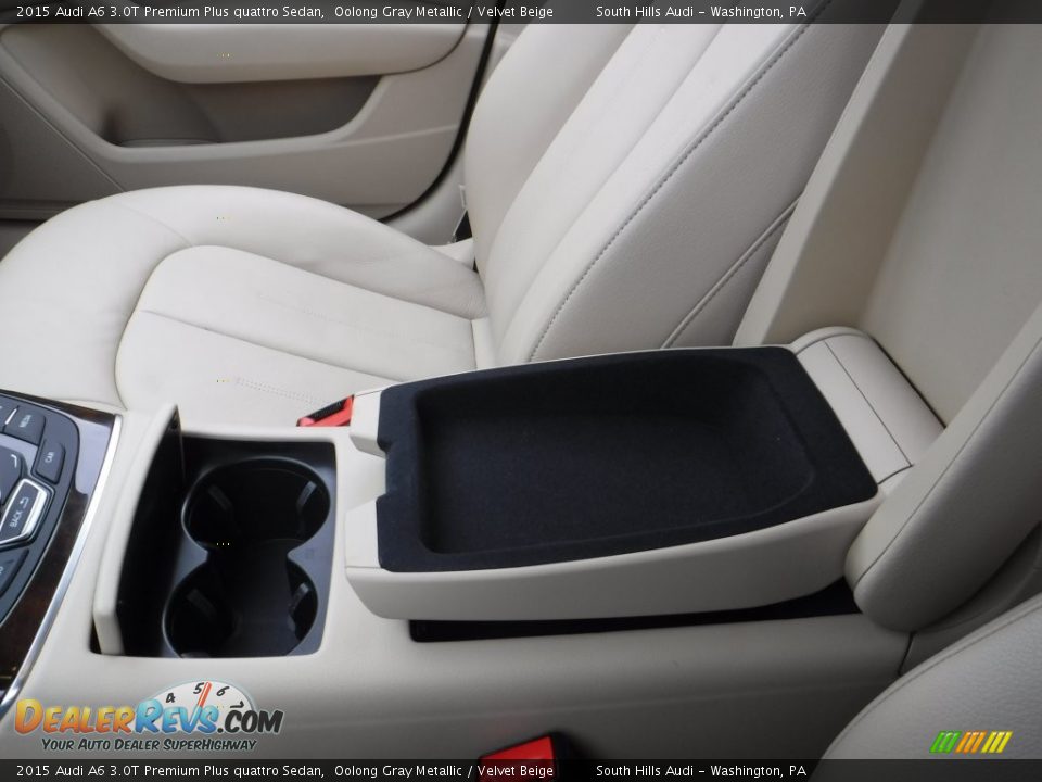 2015 Audi A6 3.0T Premium Plus quattro Sedan Oolong Gray Metallic / Velvet Beige Photo #29