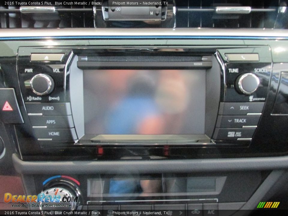 2016 Toyota Corolla S Plus Blue Crush Metallic / Black Photo #23