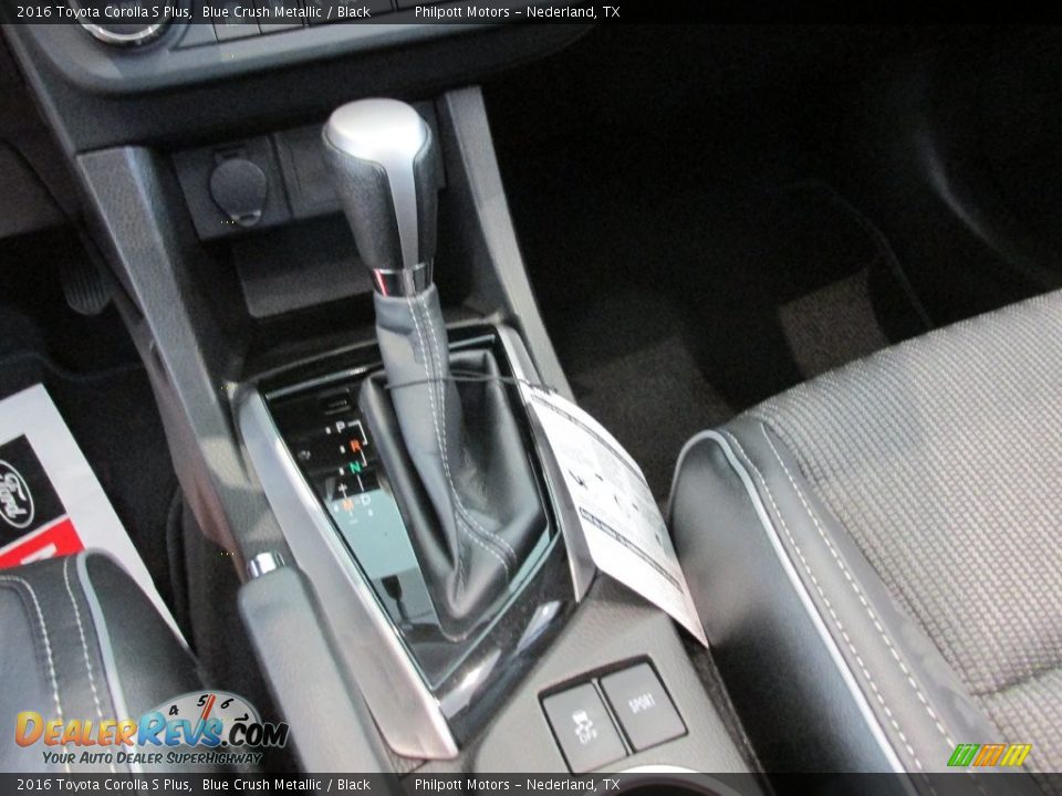 2016 Toyota Corolla S Plus Blue Crush Metallic / Black Photo #25
