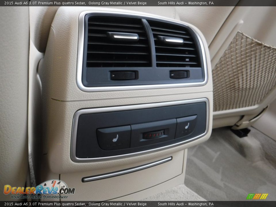 2015 Audi A6 3.0T Premium Plus quattro Sedan Oolong Gray Metallic / Velvet Beige Photo #33