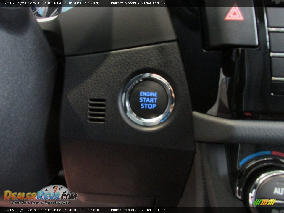 2016 Toyota Corolla S Plus Blue Crush Metallic / Black Photo #26