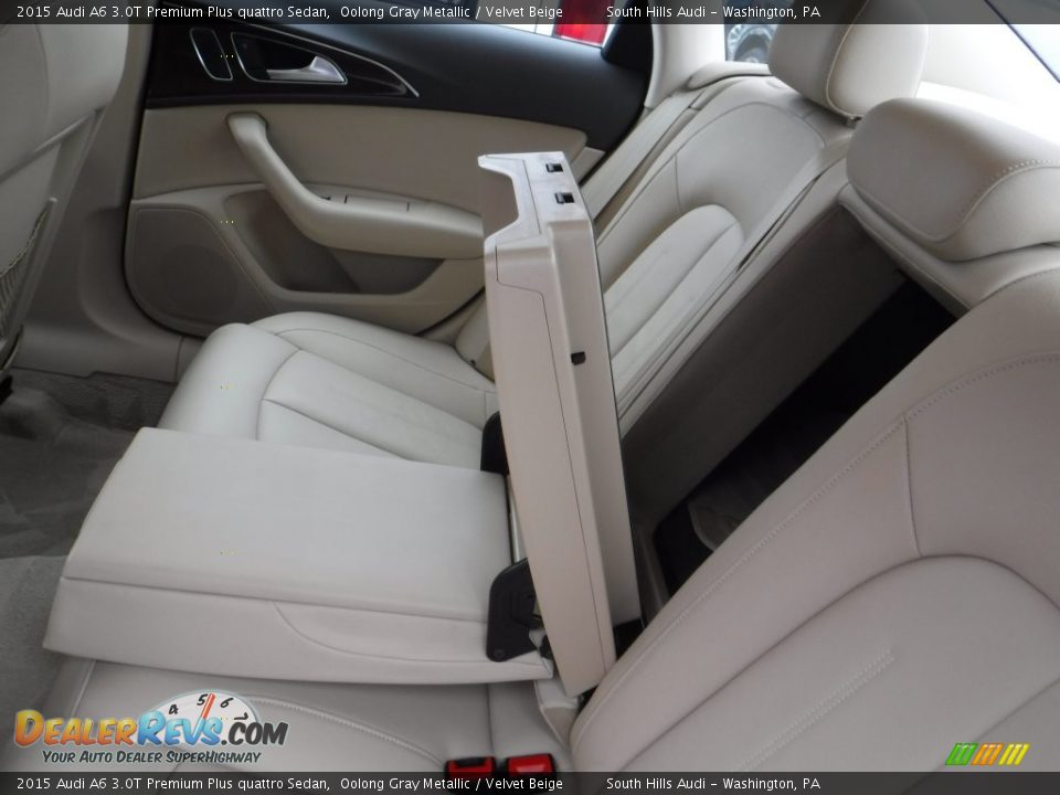 2015 Audi A6 3.0T Premium Plus quattro Sedan Oolong Gray Metallic / Velvet Beige Photo #34