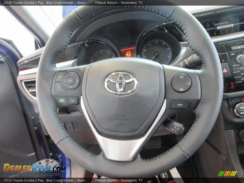 2016 Toyota Corolla S Plus Blue Crush Metallic / Black Photo #27