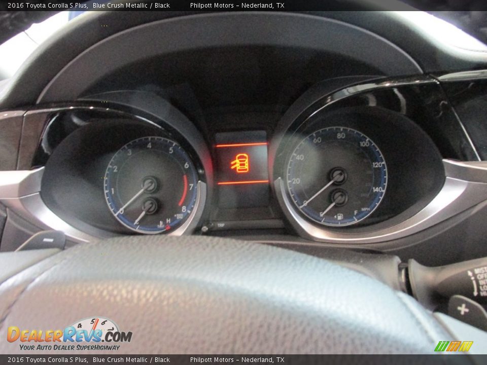 2016 Toyota Corolla S Plus Blue Crush Metallic / Black Photo #28
