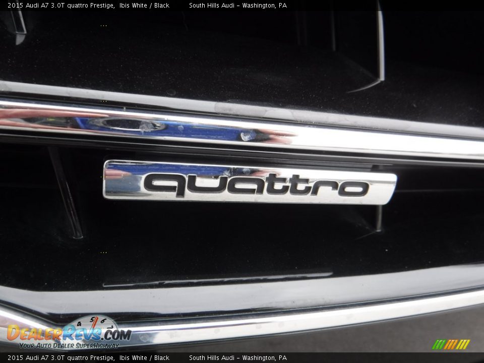 2015 Audi A7 3.0T quattro Prestige Ibis White / Black Photo #9