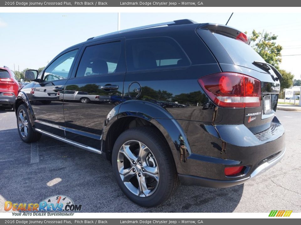 2016 Dodge Journey Crossroad Plus Pitch Black / Black Photo #2