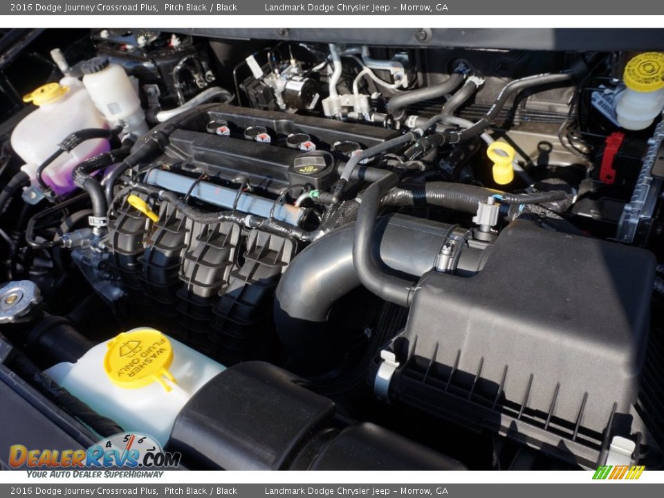 2016 Dodge Journey Crossroad Plus Pitch Black / Black Photo #8