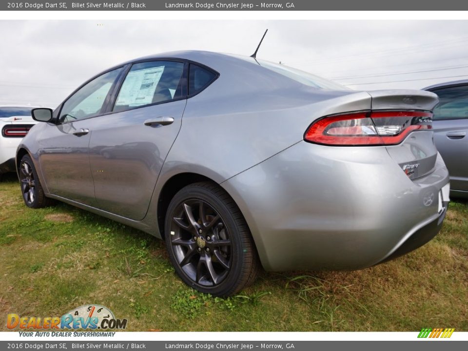 2016 Dodge Dart SE Billet Silver Metallic / Black Photo #2