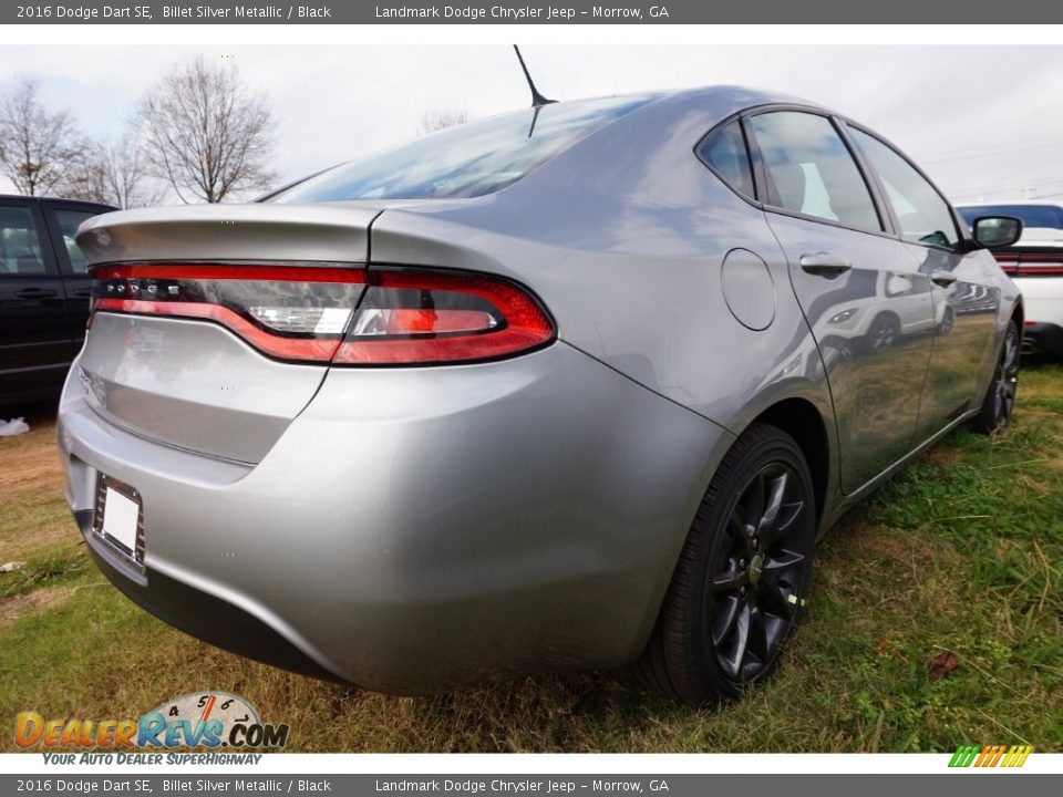 2016 Dodge Dart SE Billet Silver Metallic / Black Photo #3