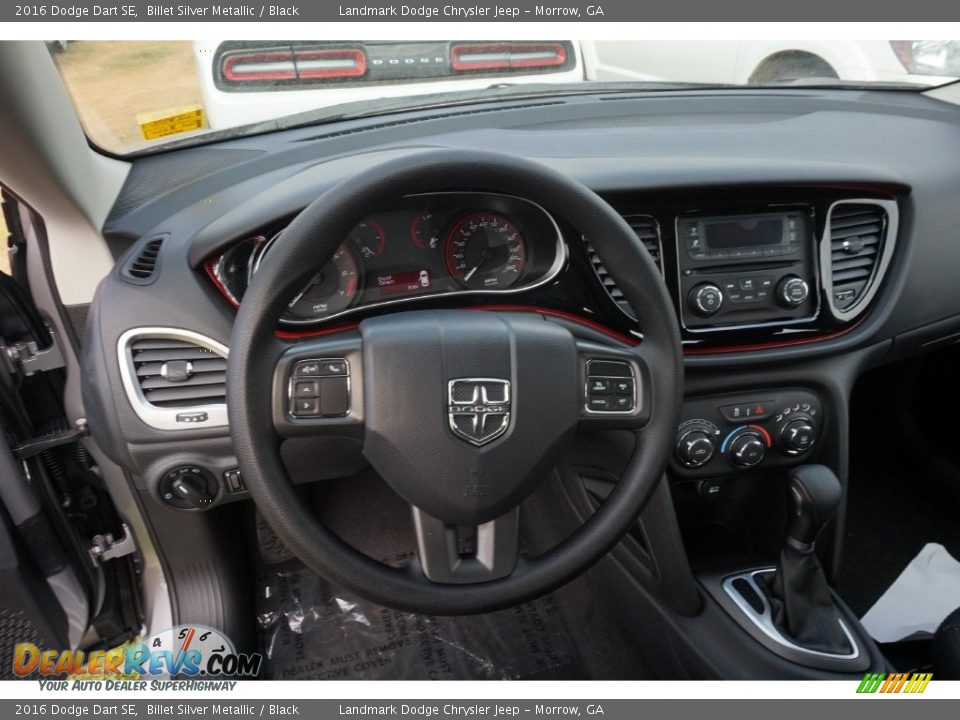 2016 Dodge Dart SE Billet Silver Metallic / Black Photo #7