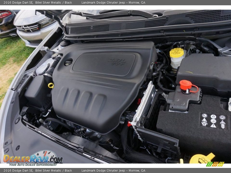 2016 Dodge Dart SE Billet Silver Metallic / Black Photo #8