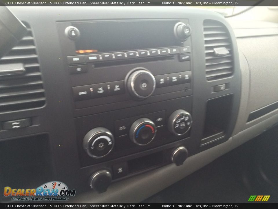 2011 Chevrolet Silverado 1500 LS Extended Cab Sheer Silver Metallic / Dark Titanium Photo #6