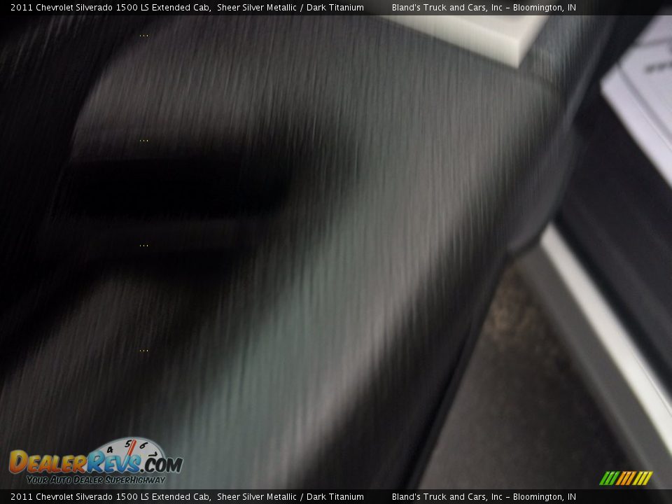 2011 Chevrolet Silverado 1500 LS Extended Cab Sheer Silver Metallic / Dark Titanium Photo #26