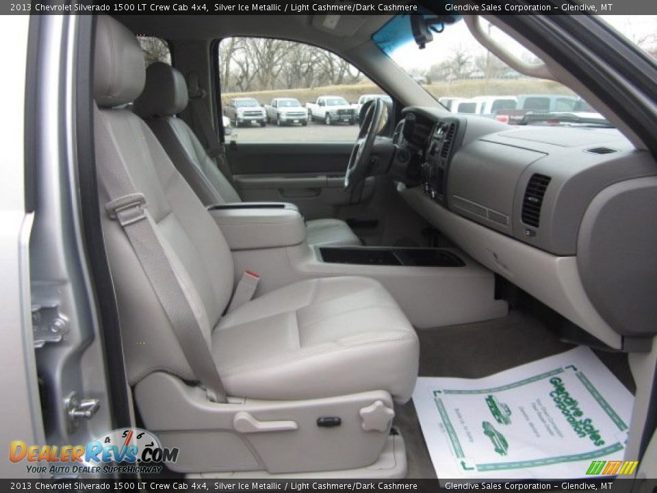 2013 Chevrolet Silverado 1500 LT Crew Cab 4x4 Silver Ice Metallic / Light Cashmere/Dark Cashmere Photo #14