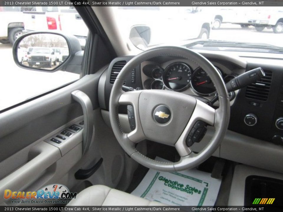 2013 Chevrolet Silverado 1500 LT Crew Cab 4x4 Silver Ice Metallic / Light Cashmere/Dark Cashmere Photo #18