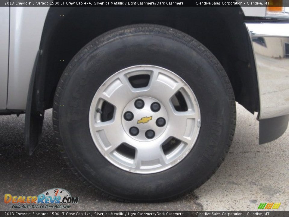2013 Chevrolet Silverado 1500 LT Crew Cab 4x4 Silver Ice Metallic / Light Cashmere/Dark Cashmere Photo #25
